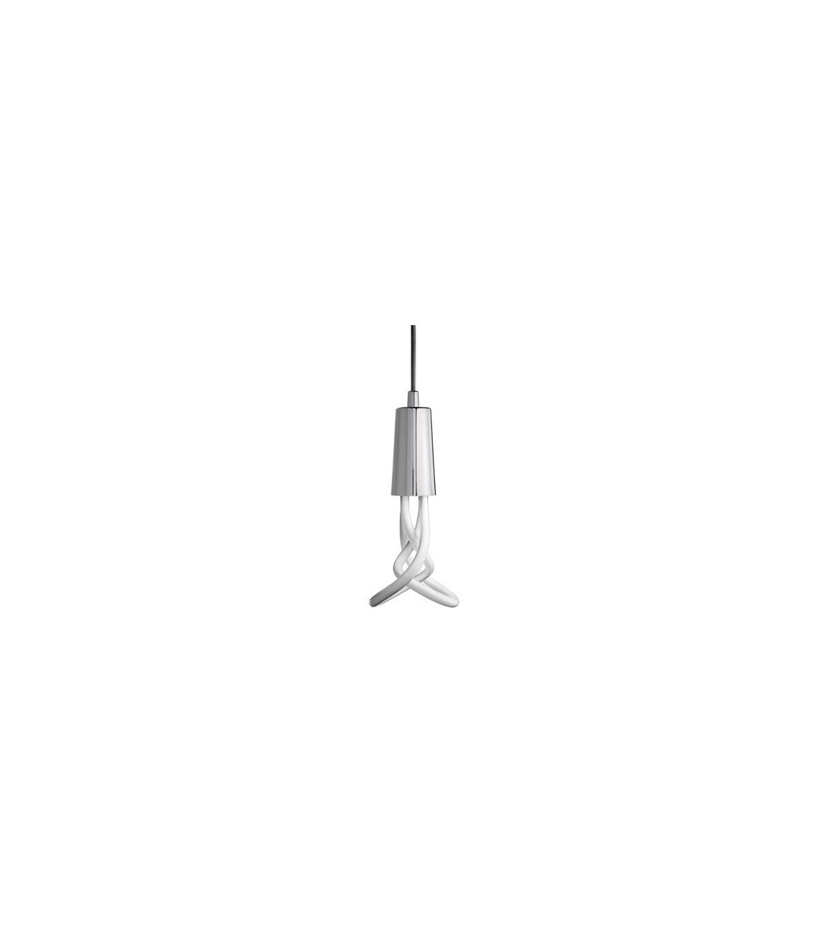 Wadiga Suspension Design Câble Et Cache-Douille Chrome - Plumen