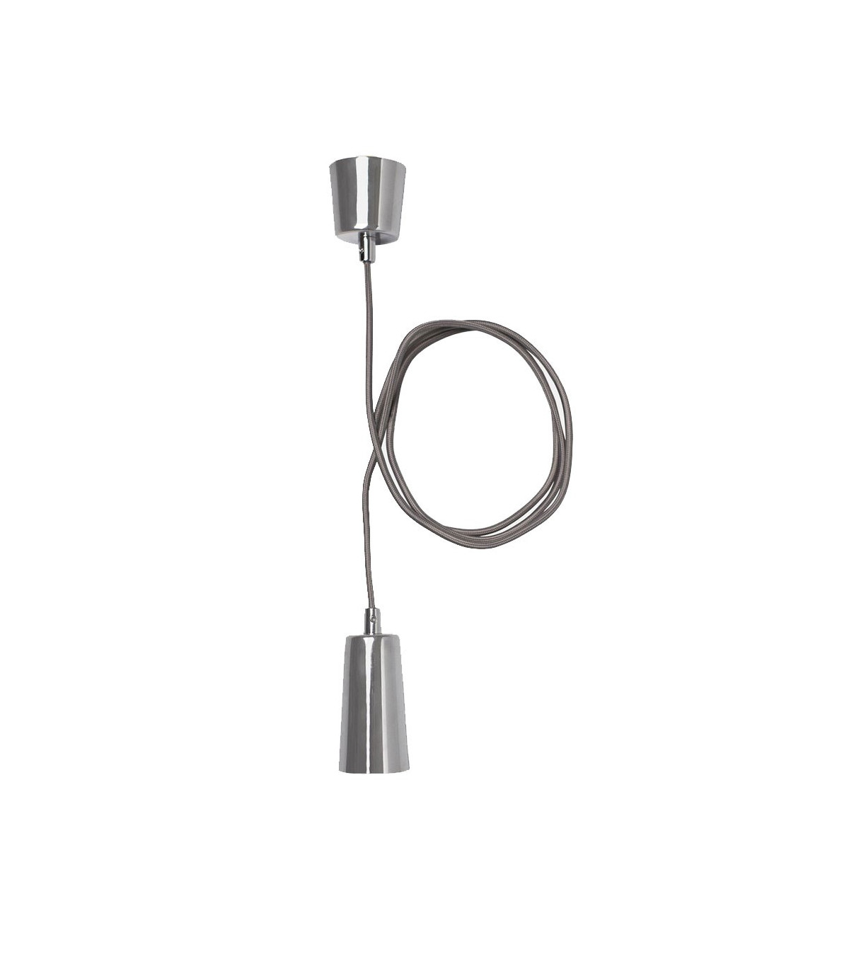 wadiga Suspension Design Câble et Cache-Douille Chrome - Plumen
