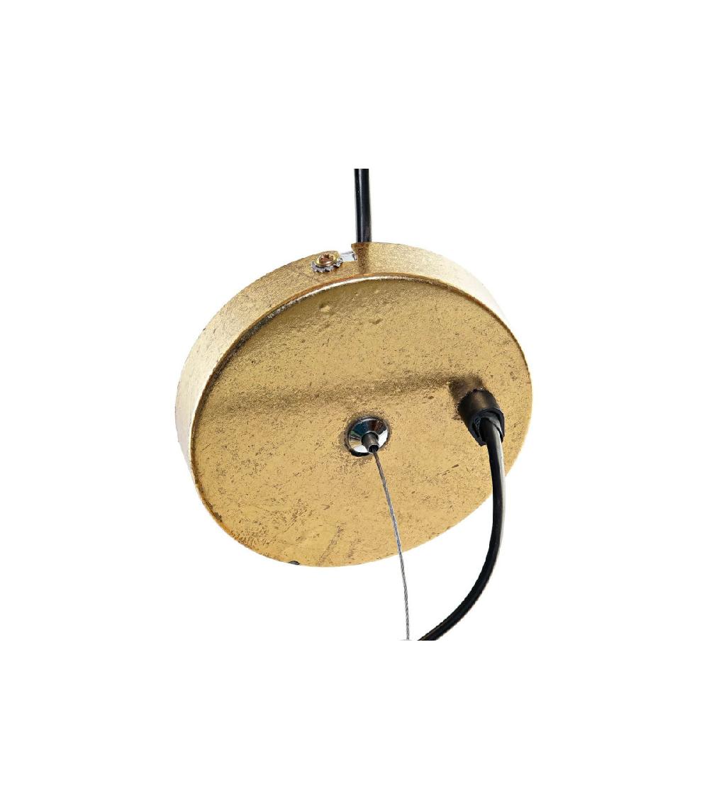 Wadiga Suspension Originale Feuillage En Métal Doré -45x45x44cm