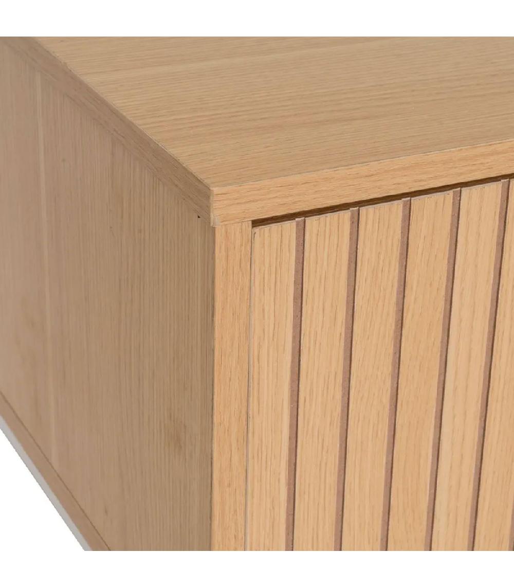 Wadiga Table Basse Rectangulaire Bois Et Métal Blanc 1 Tiroir 110x50x40cm