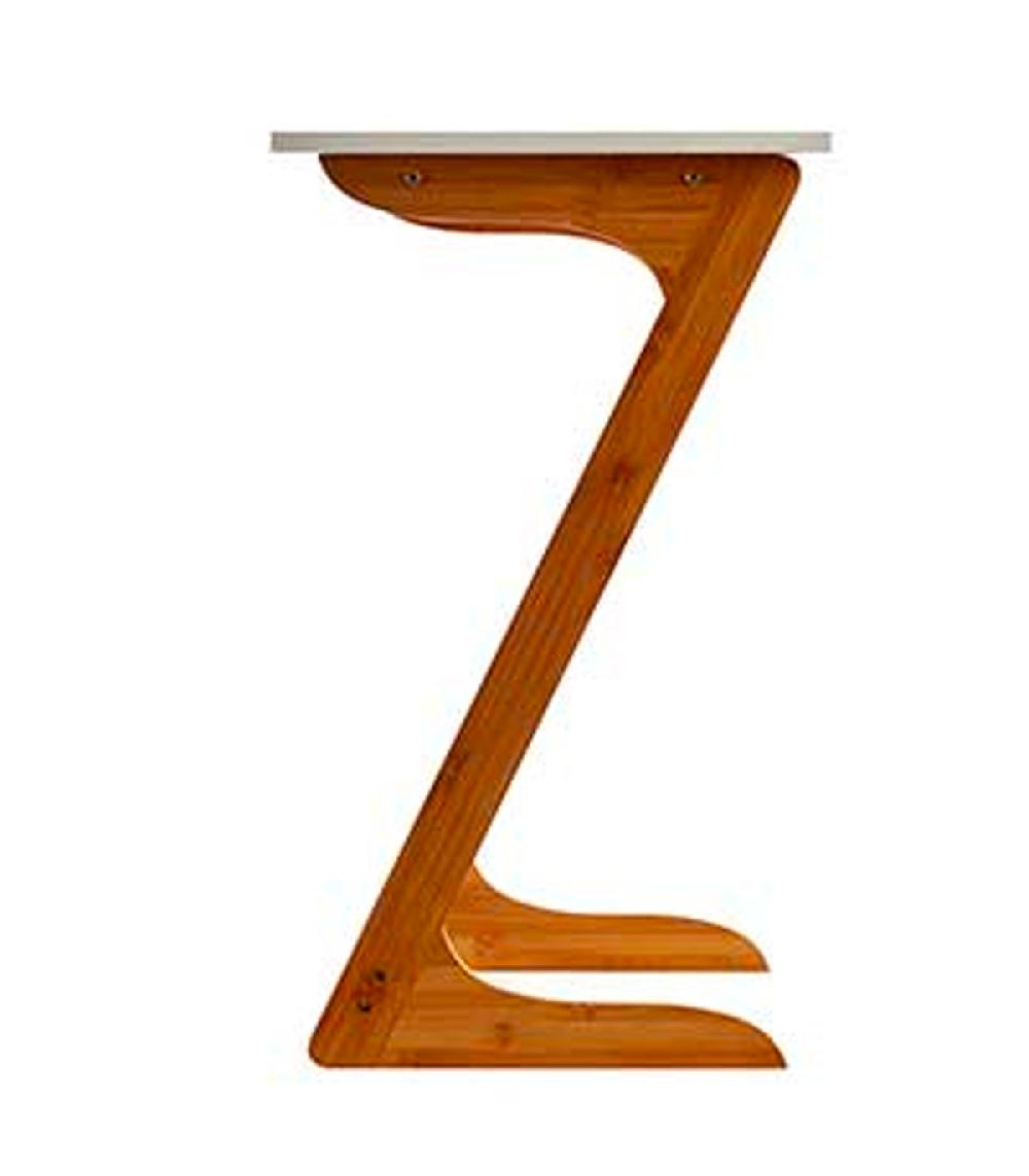 Wadiga Table D'appoint Bout De Canapé En Bambou 60x40x70cm