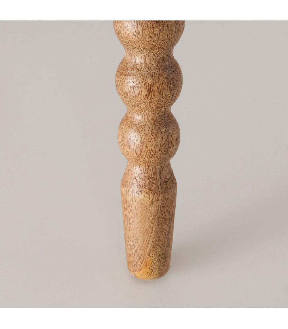 Wadiga Table D'appoint Ronde En Bois De Manguier 35x35x40cm