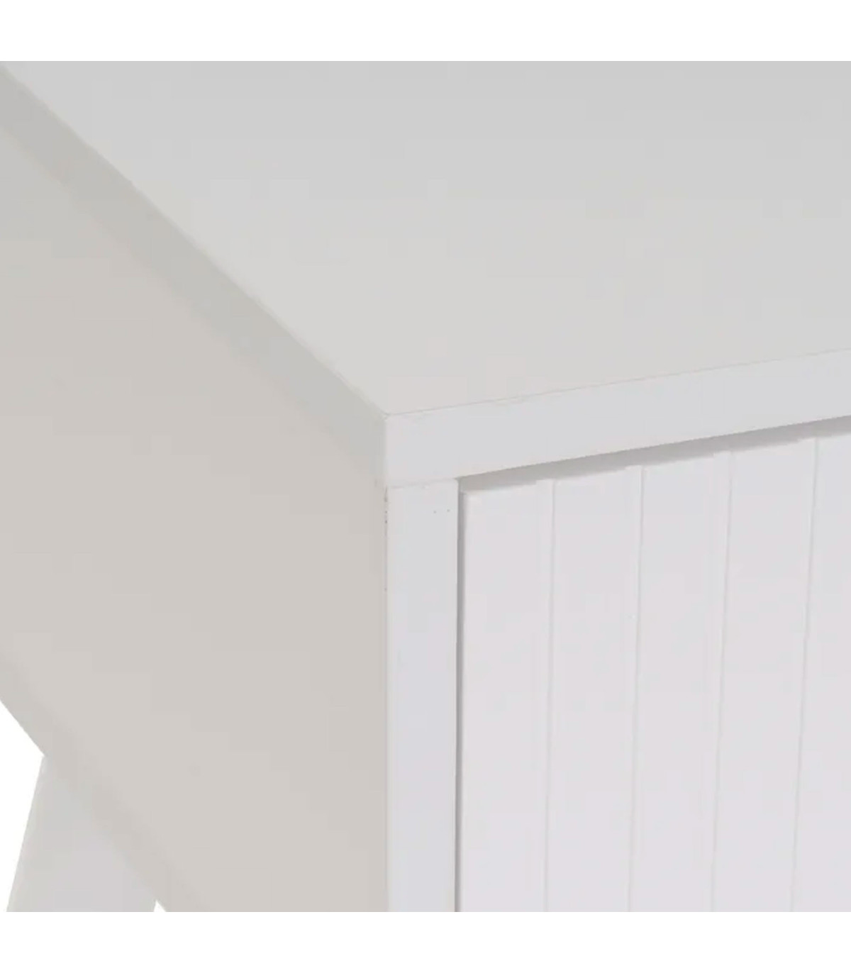 Wadiga Table De Chevet 1 Tiroir Bois Blanc 45x35x59cm