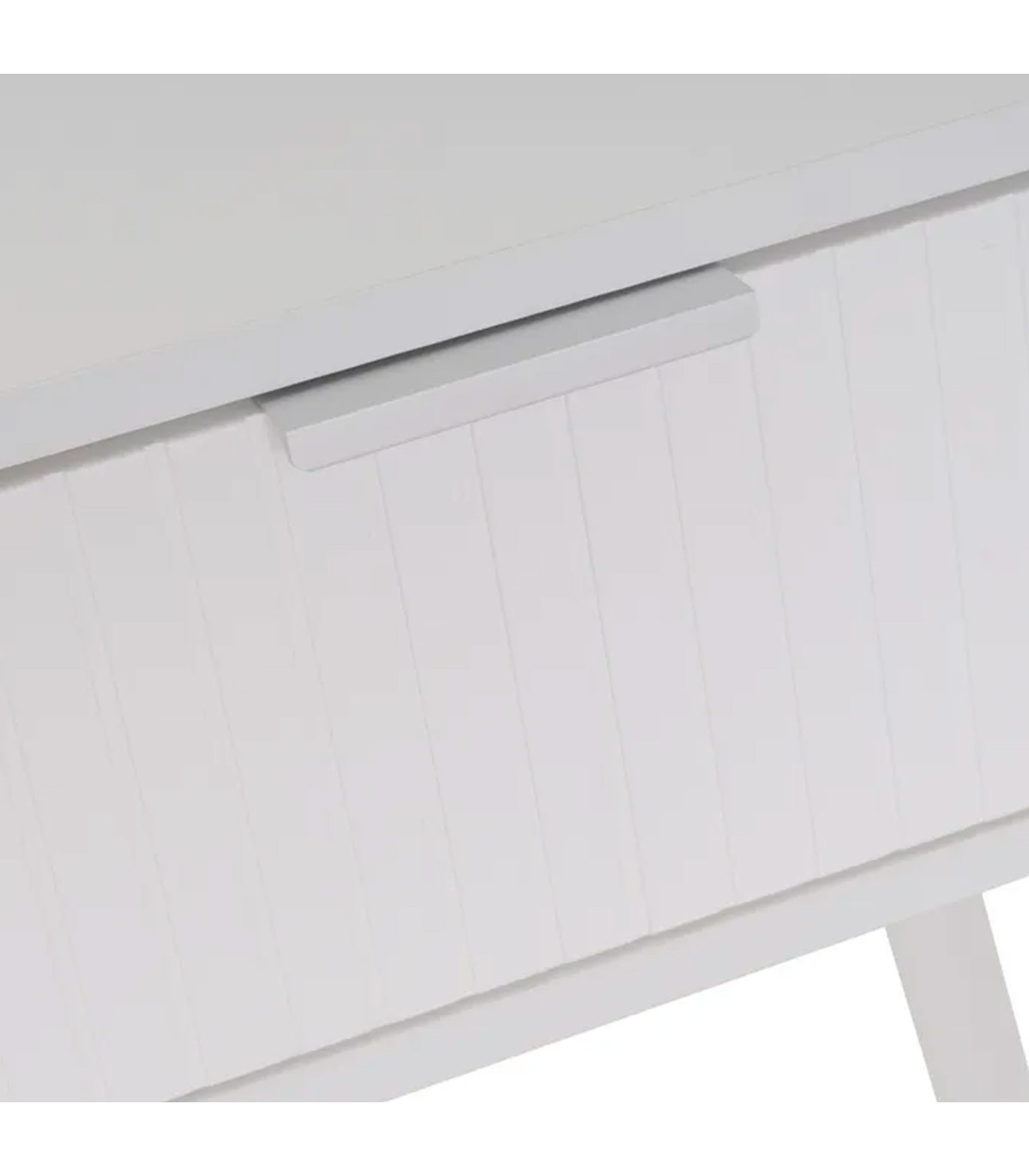 Wadiga Table De Chevet 1 Tiroir Bois Blanc 45x35x59cm