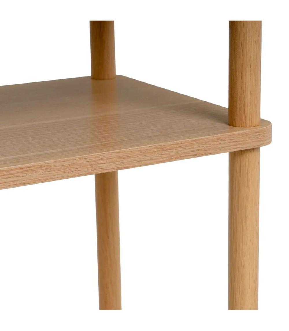 Wadiga Table De Chevet En Bois 1 étagère 34x30x56cm