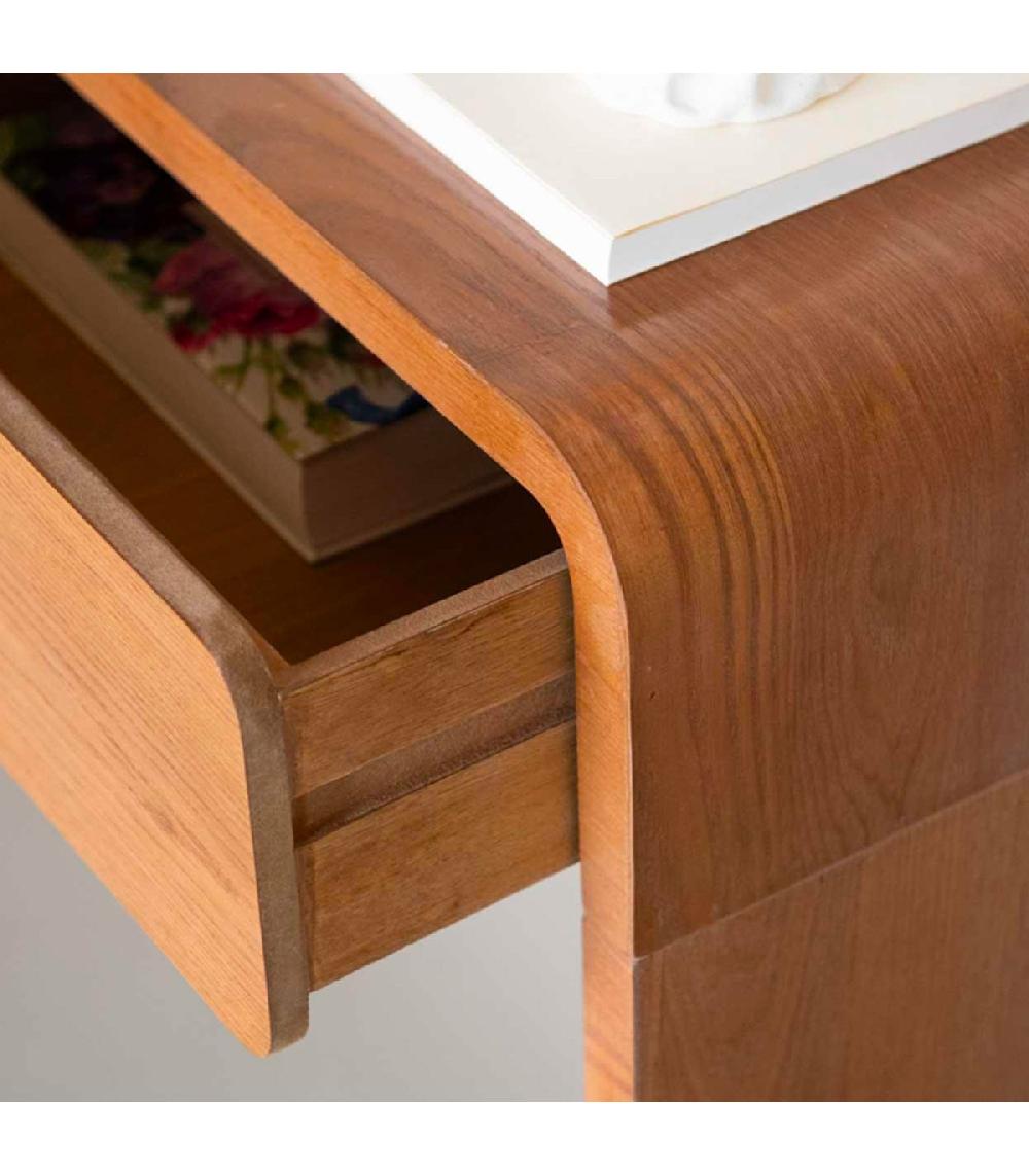 Wadiga Table De Chevet En Frêne 1 Tiroir 40x34x56cm