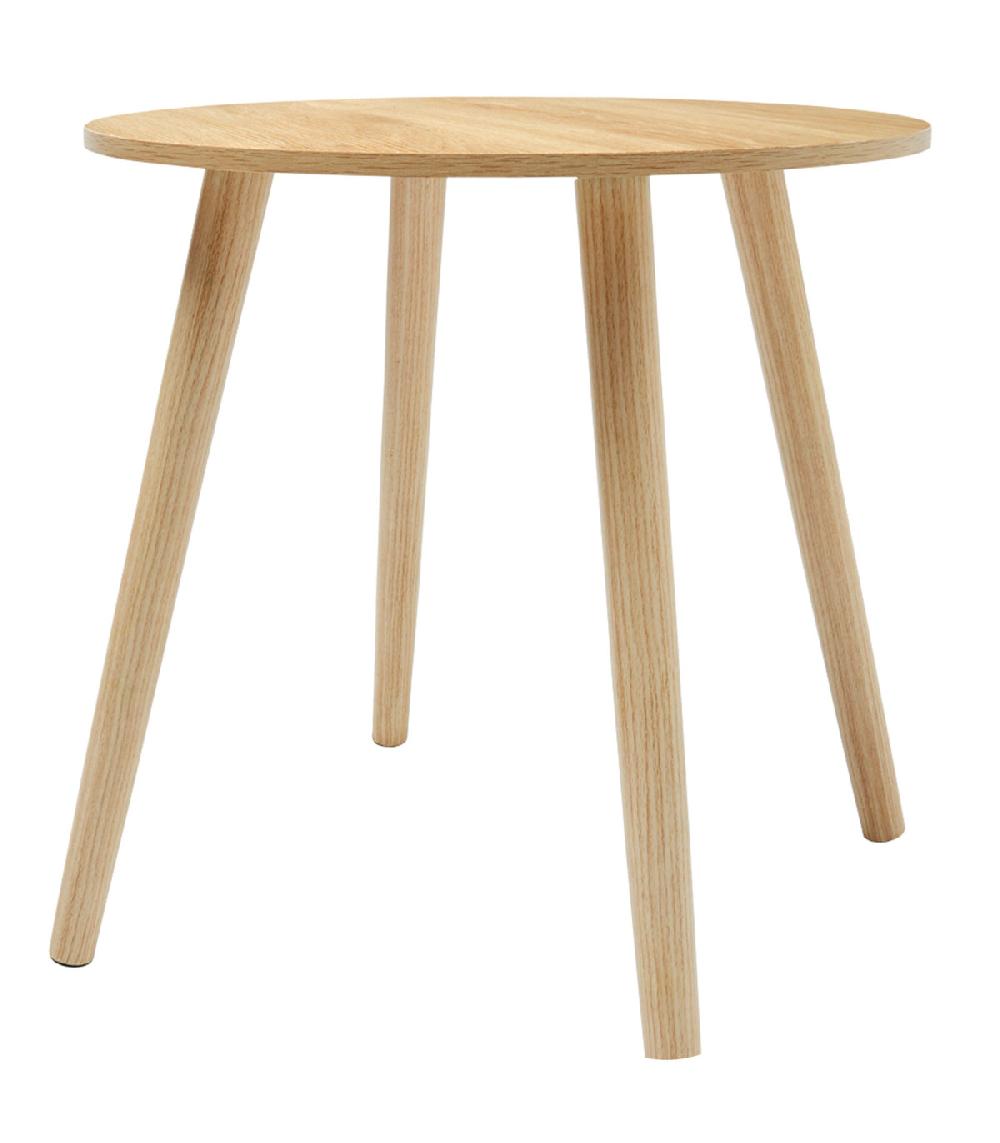 wadiga Table de chevet ronde ou table d'appoint 48x48x50cm