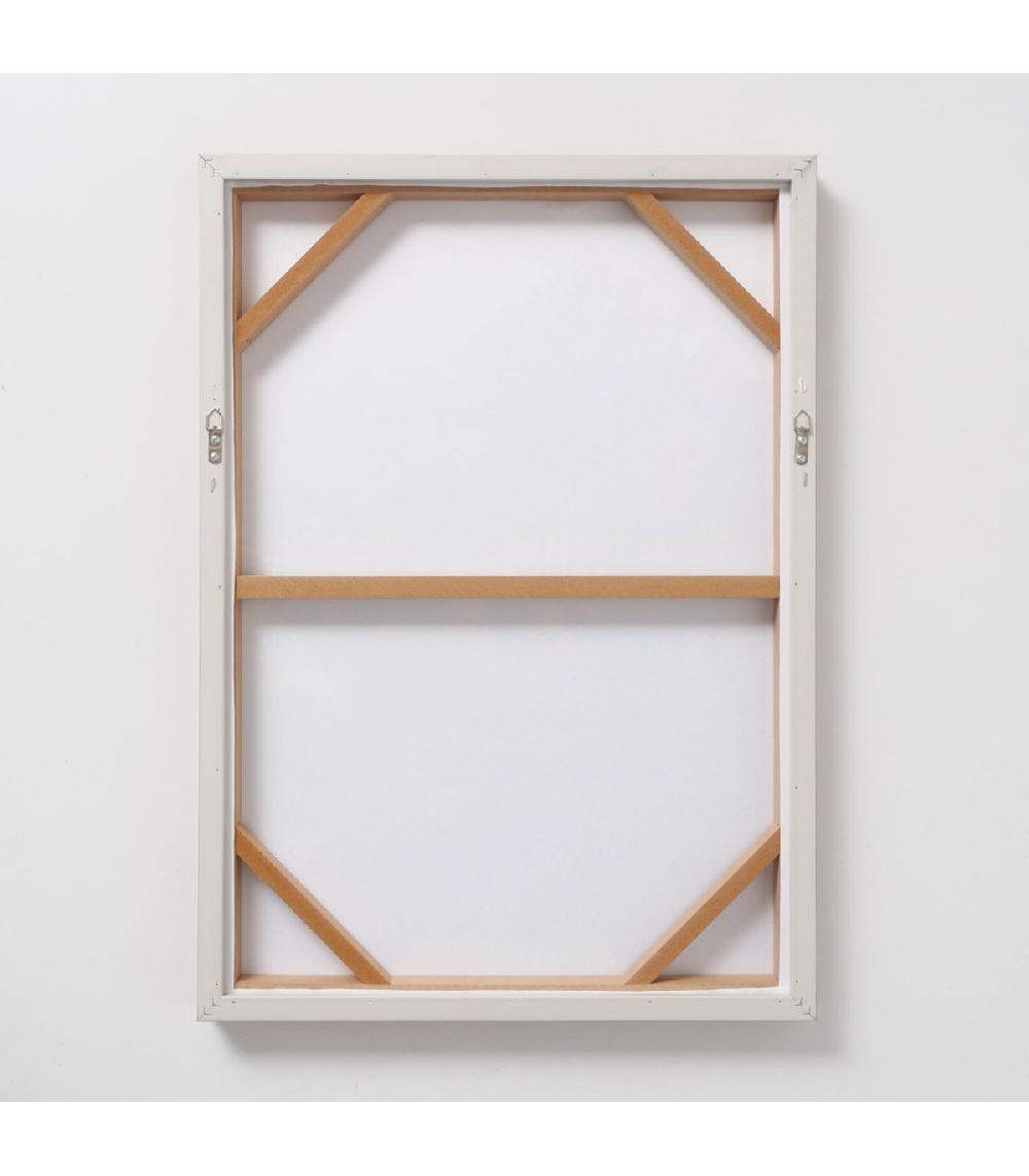 Wadiga Tableau Décoratif Bois Et Toile Montagne 50cm