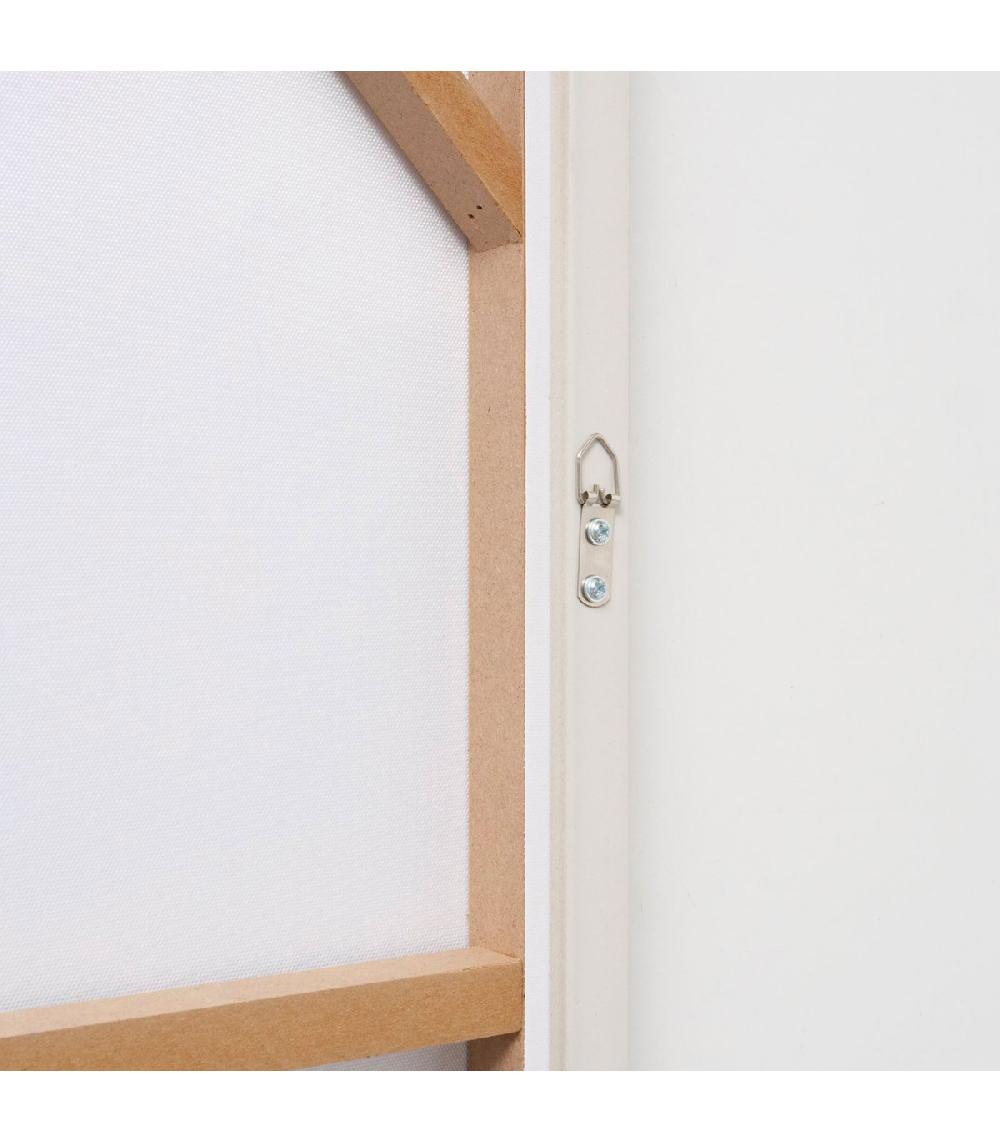 Wadiga Tableau Décoratif Bois Et Toile Montagne 50cm