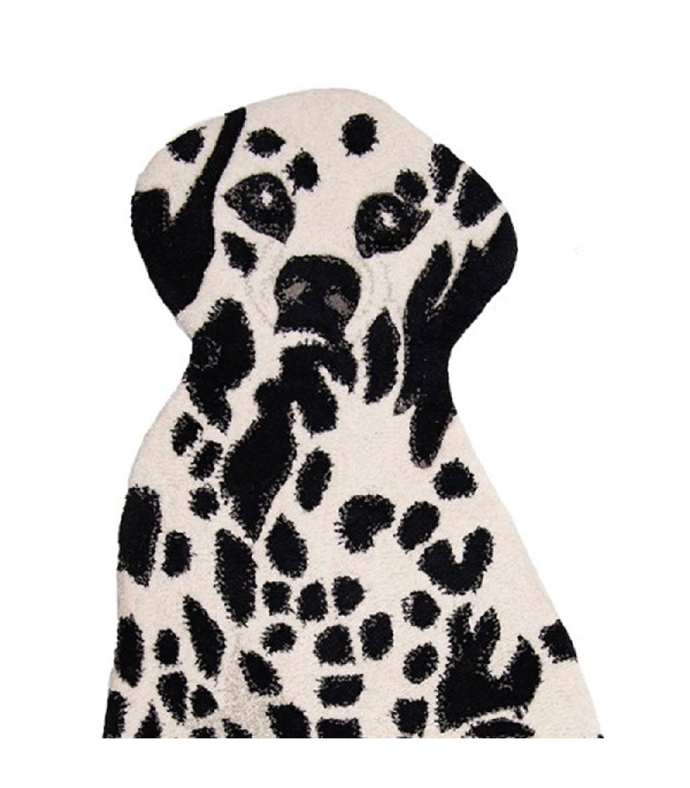 Wadiga Tapis Chambre Enfant Chien Dalmatien Laine 60x90x2cm
