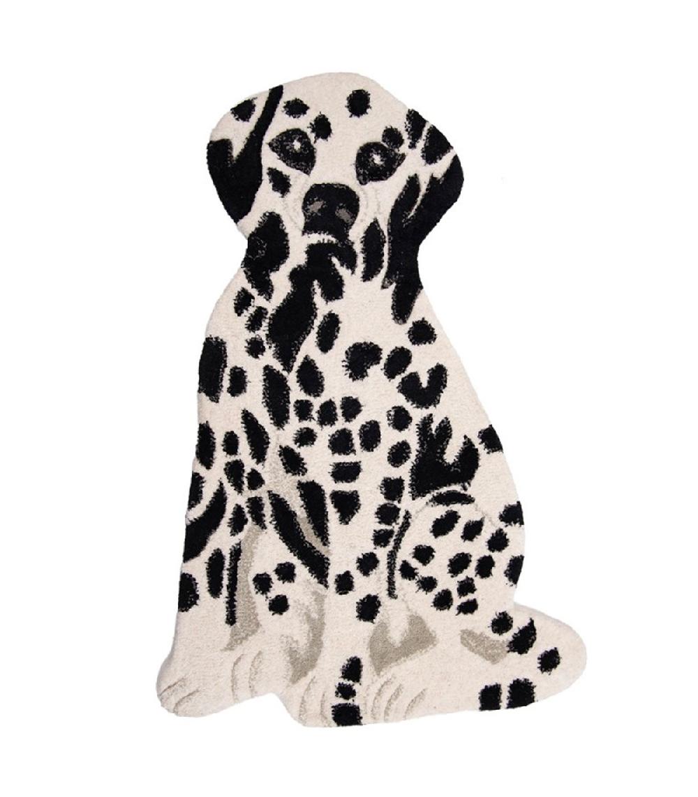 wadiga Tapis chambre enfant chien dalmatien laine 60x90x2cm