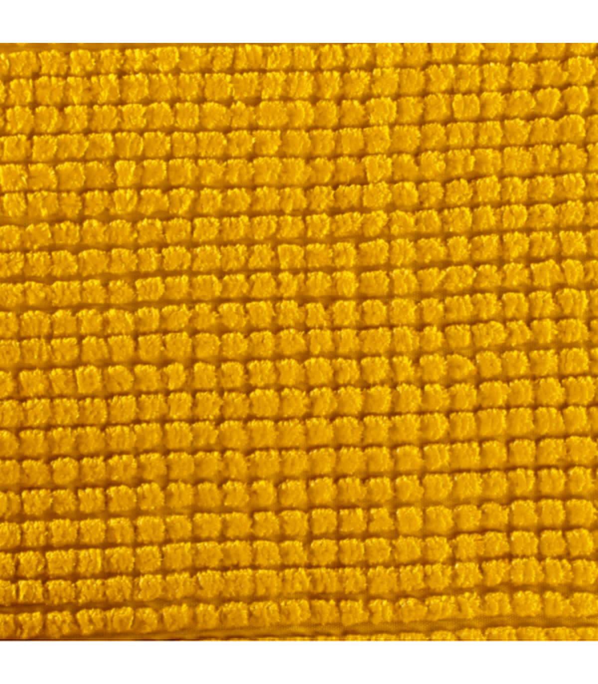Wadiga Tapis De Bain Chenille Jaune Moutarde - 50x80cm