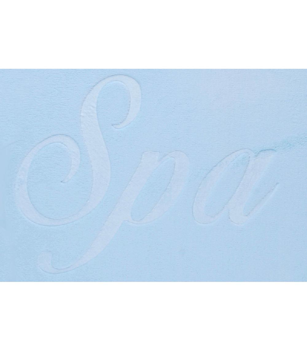 Wadiga Tapis De Bain Mémoire De Forme Bleu Spa - 40x60cm