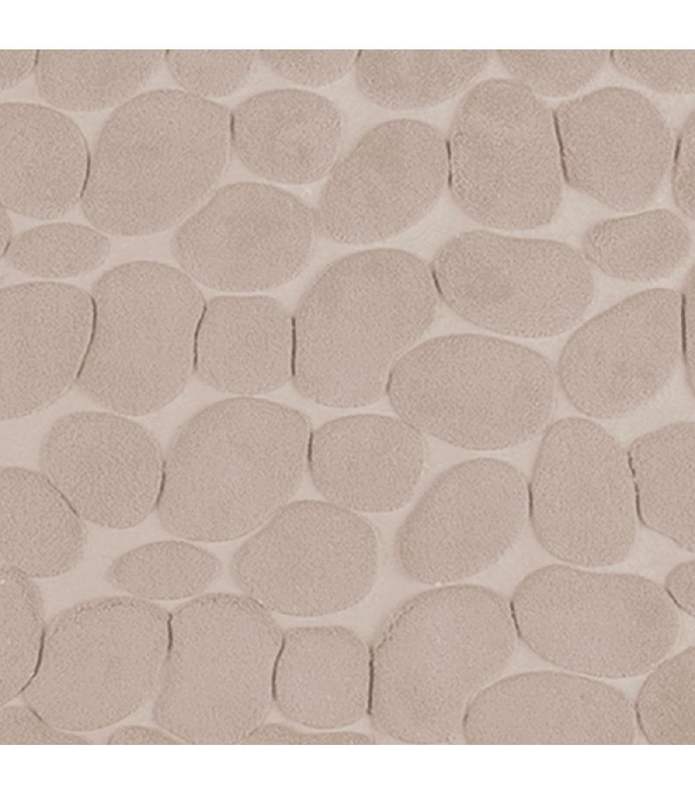 Wadiga Tapis De Bain Mémoire De Forme Motifs Galets Taupe 60x40cm