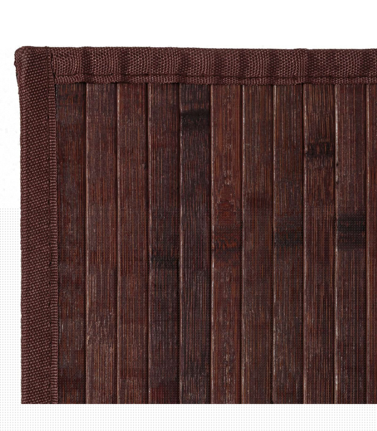 Wadiga Tapis De Couloir Bambou Couleur Chocolat - 60x200cm