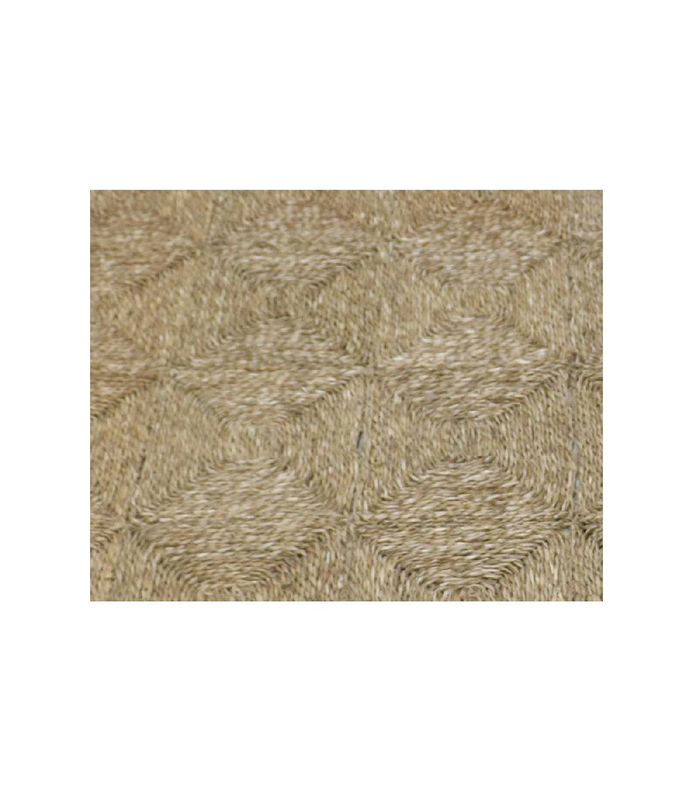 Wadiga Tapis Rectangulaire Tressé En Jonc De Mer -120x180cm