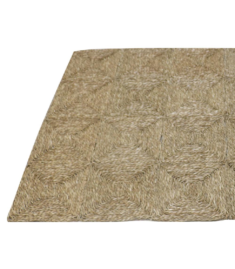Wadiga Tapis Rectangulaire Tressé En Jonc De Mer -120x180cm