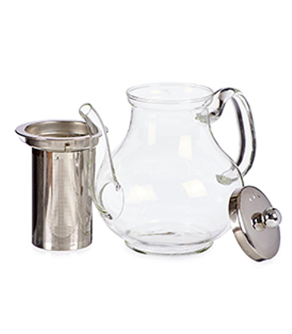 Wadiga Théière Classique En Verre Transparent Avec Infuseur