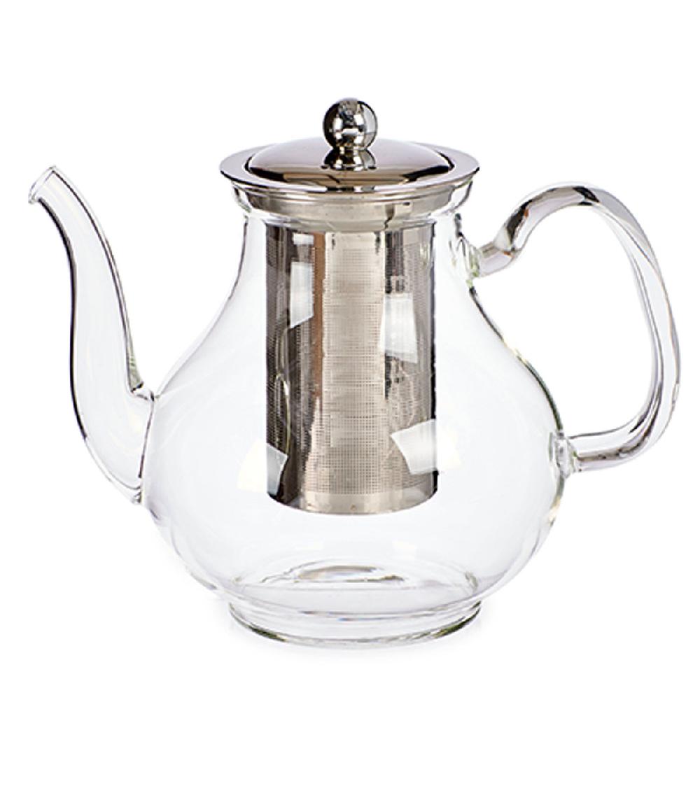 wadiga Théière classique en verre transparent avec infuseur