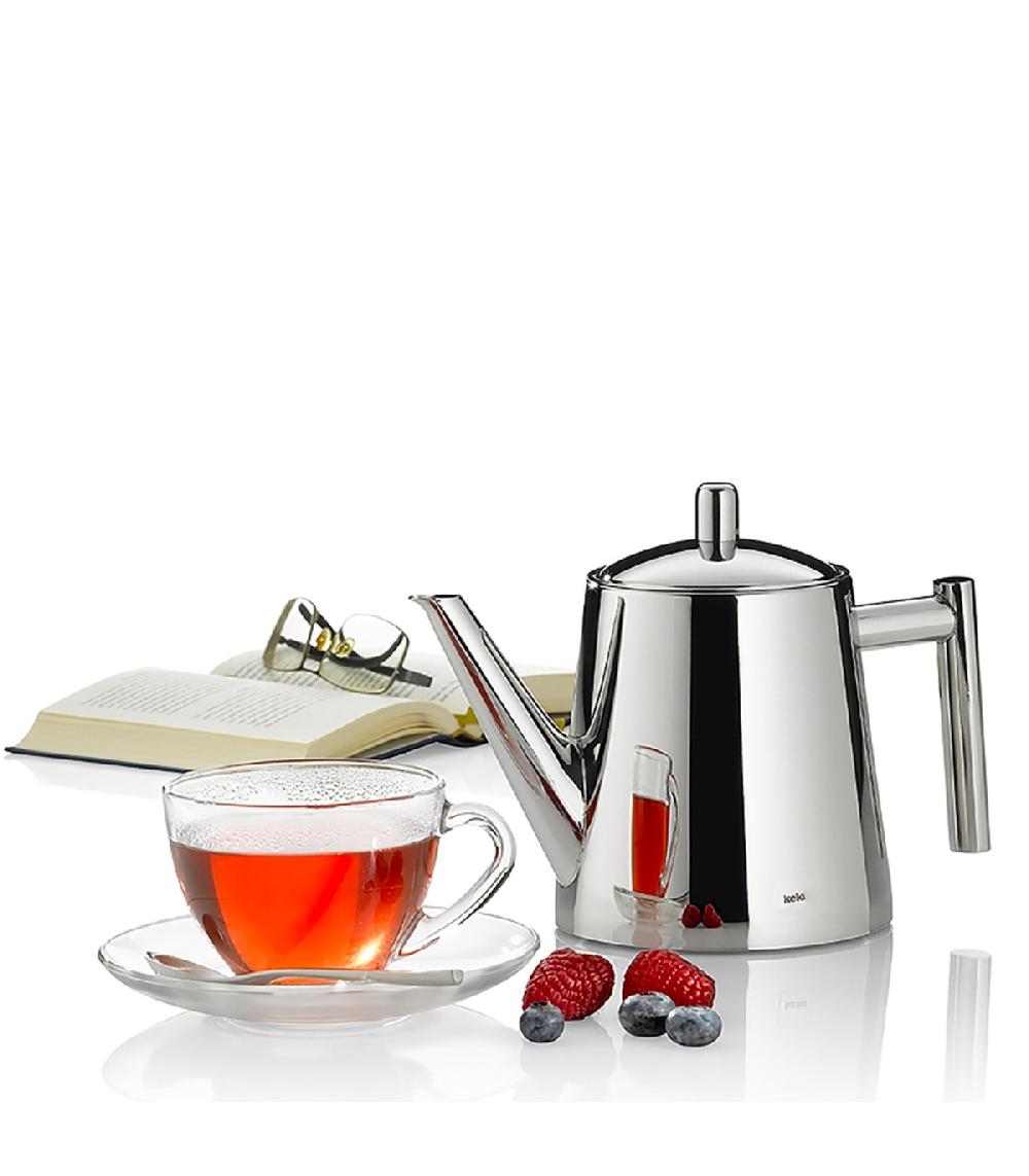 Wadiga Théière Inox Haute Qualité Tous Feux + Induction