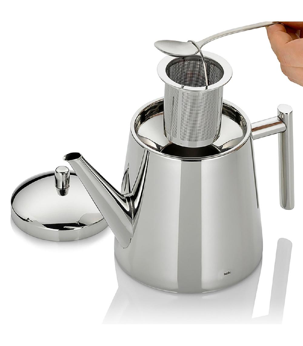 Wadiga Théière Inox Haute Qualité Tous Feux + Induction