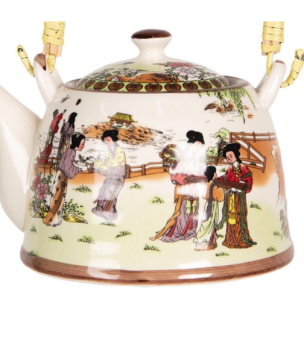 Wadiga Théière Traditionnelle Avec Filtre En Céramique Multicolore 800ml