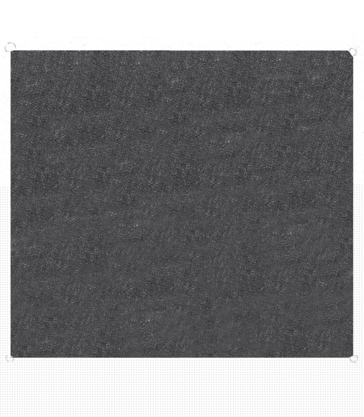 wadiga Toile ombrage polyéthylène carrée gris 300x300cm
