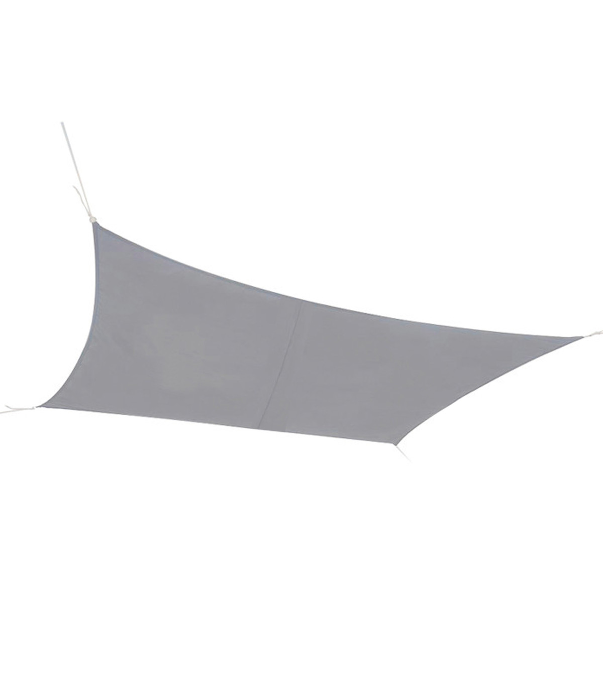 wadiga Toile ombrage rectangulaire grise déperlante 300x200cm