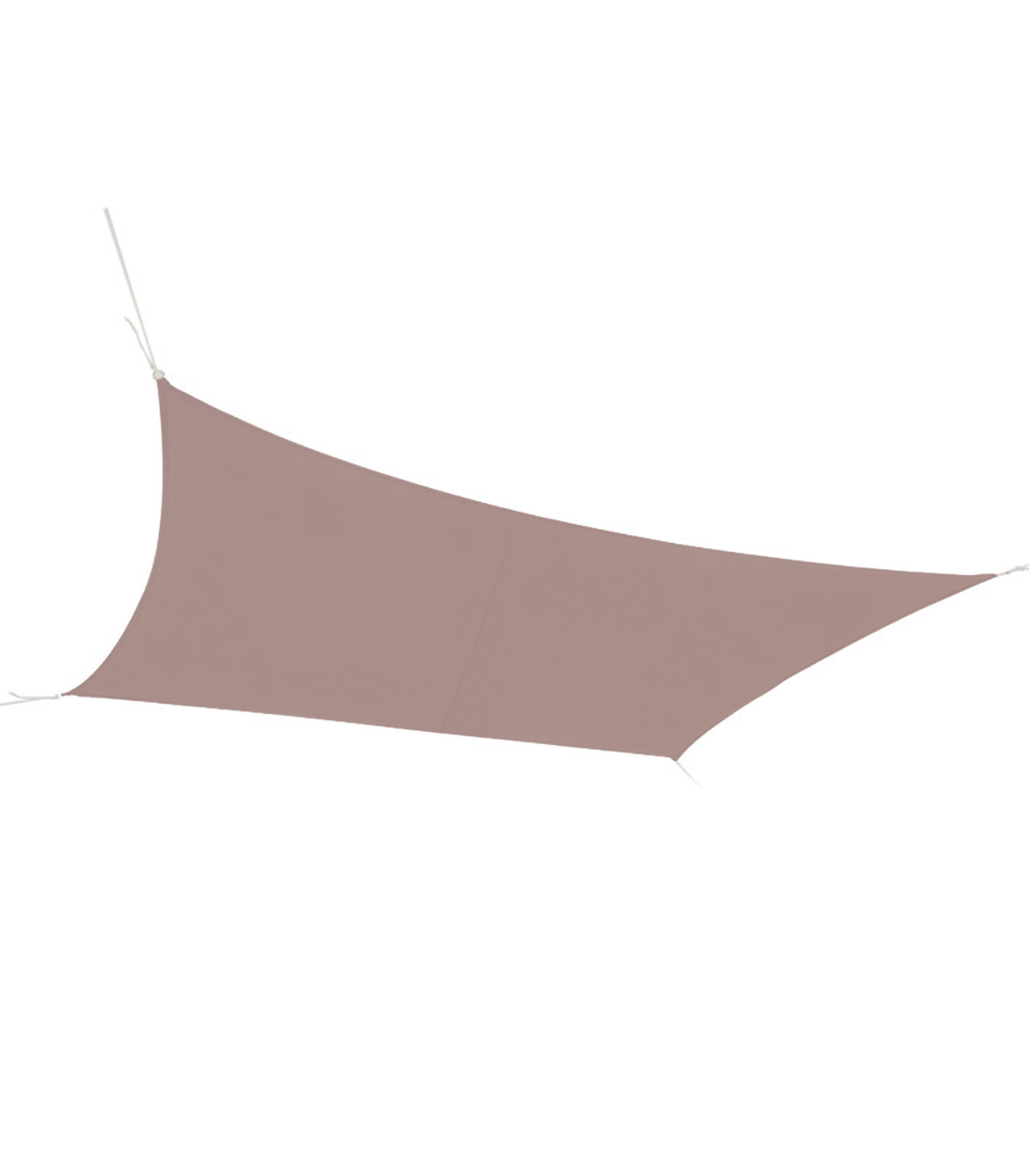 wadiga Toile ombrage rectangulaire taupe déperlante 300x400cm