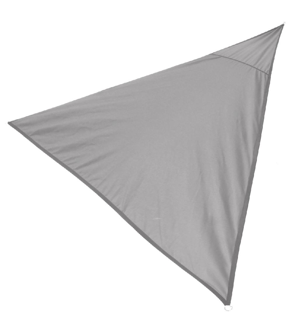 wadiga Toile ombrage triangulaire gris - 300x300x300cm