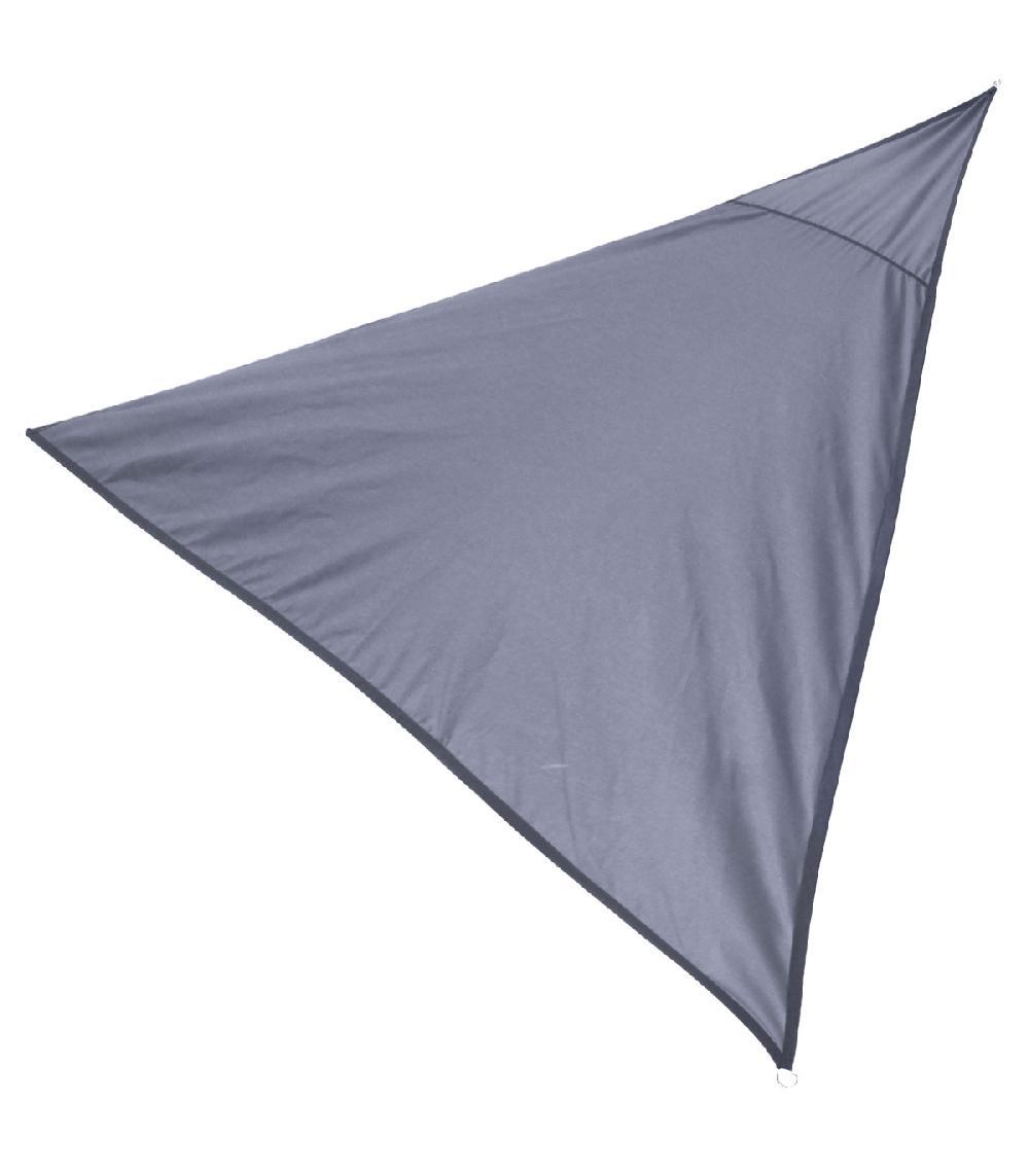 wadiga Toile ombrage triangulaire gris anthracite - 300x300x300cm