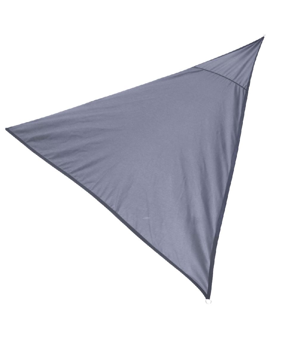 wadiga Toile ombrage triangulaire gris anthracite - 360x360x360cm