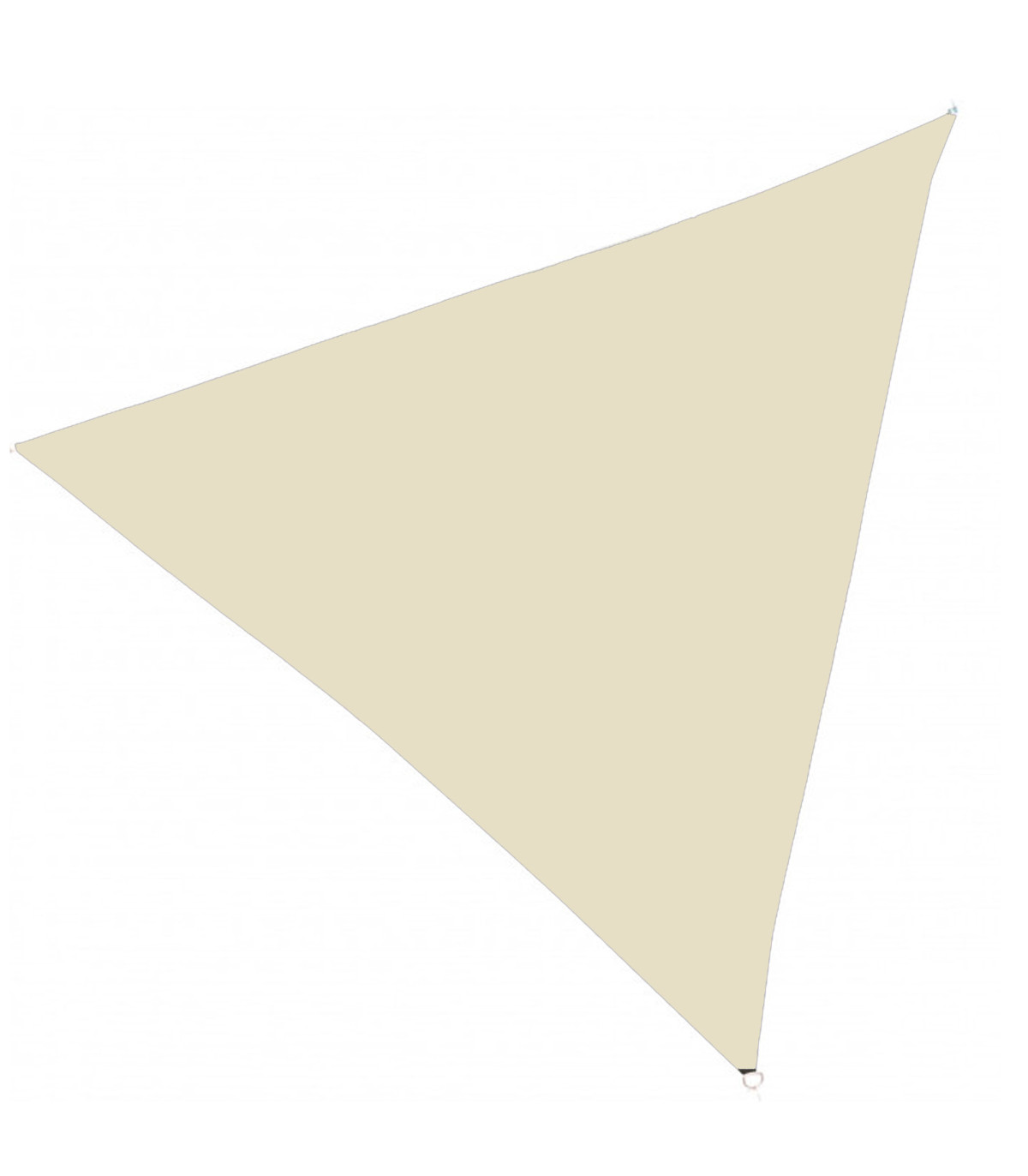 wadiga Toile ombrage voile triangulaire écru 360x360x360cm