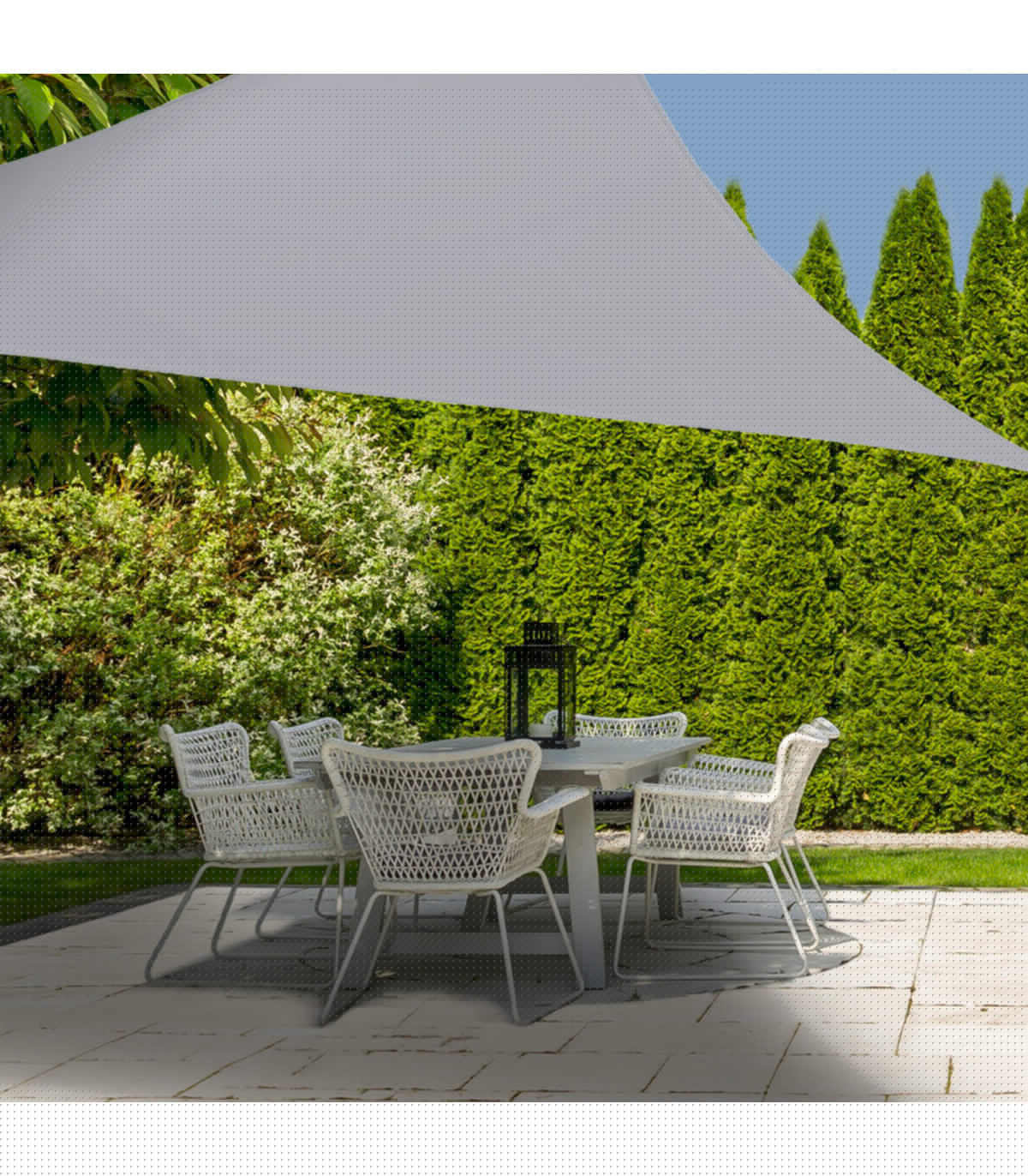 Wadiga Toile Ombrage Voile Triangulaire Gris 300x300x300cm