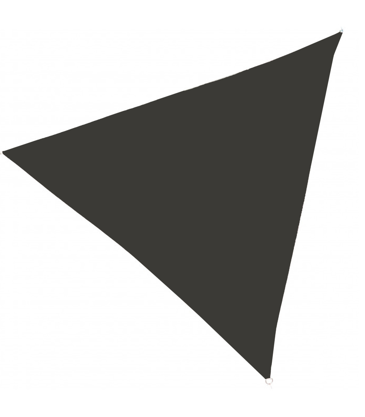 wadiga Toile ombrage voile triangulaire noir 360x360x360cm