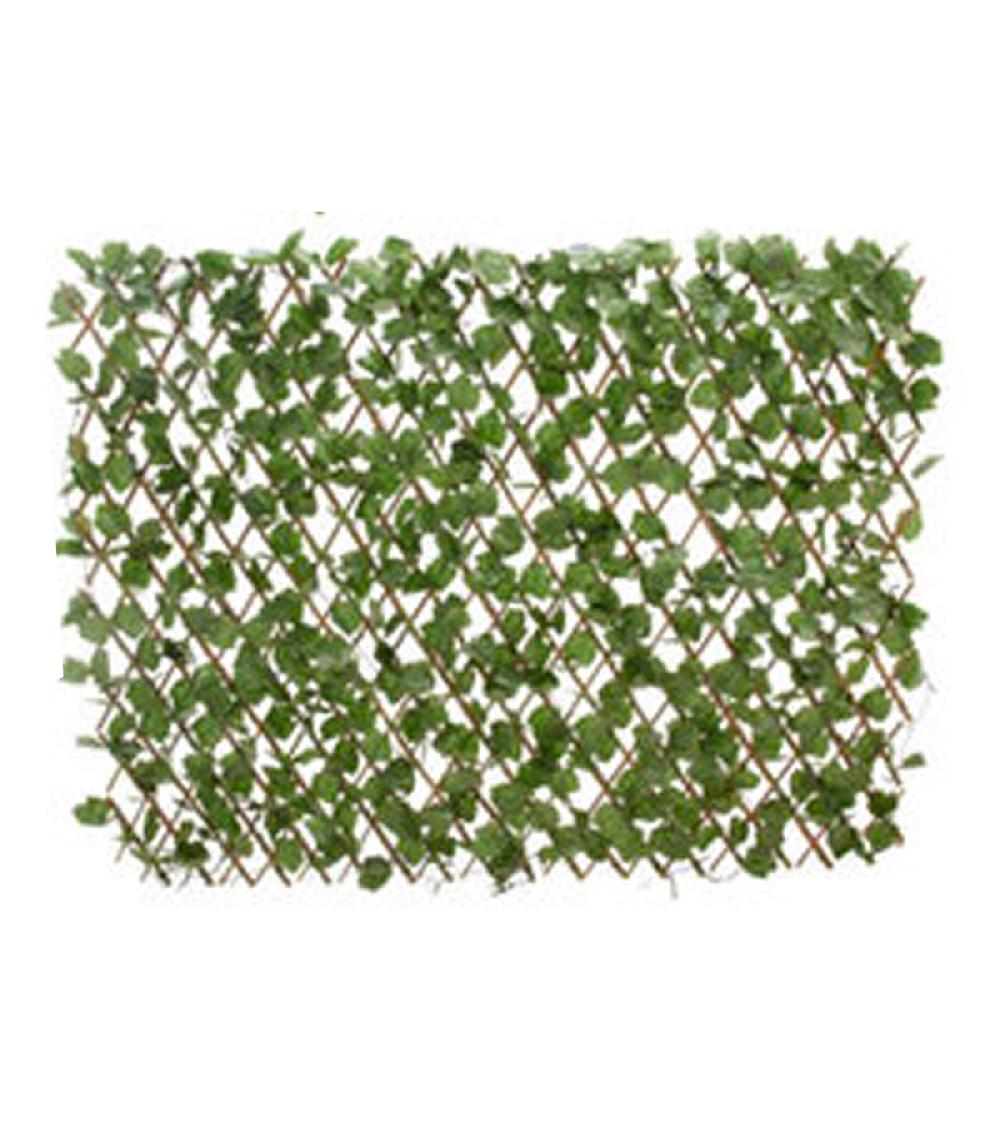 Wadiga Treillis De Lierre Artificiel Avec 100 Leds Solaire 180x90cm