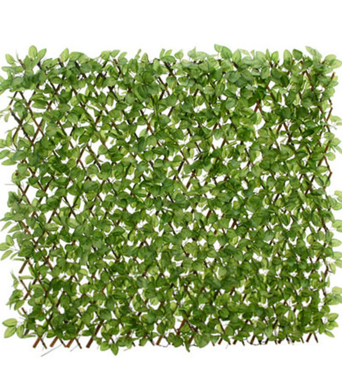 wadiga Treillis de lierre artificiel avec 100 leds solaire 180x90cm