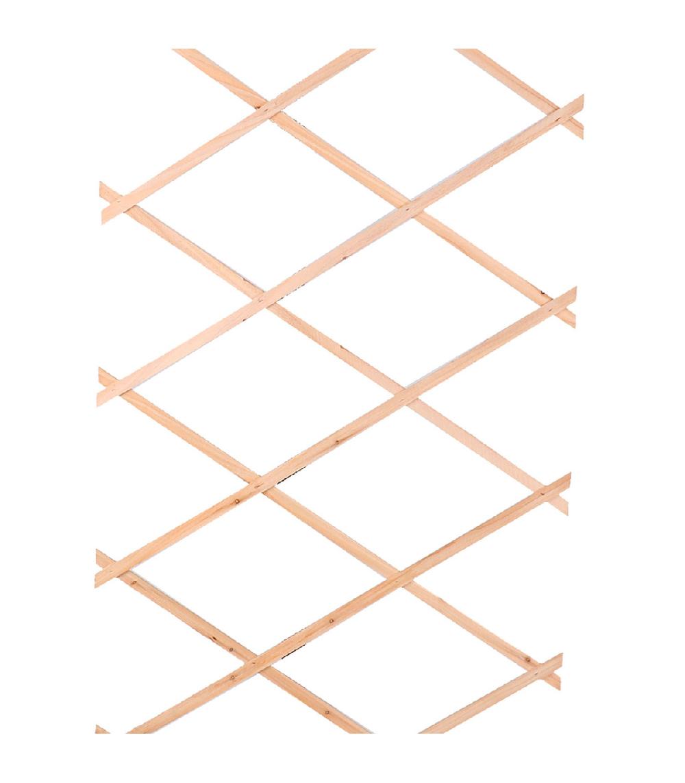 Wadiga Treillis En Bois Extensible Pour Plantes Grimpantes - 180x90x0.7cm