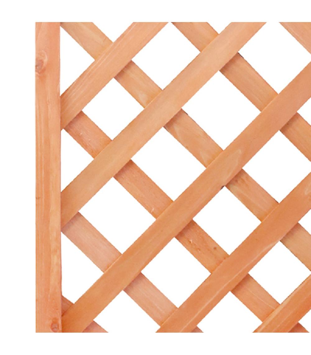 Wadiga Treillis En Bois Pour Plantes Arrondi 60x150cm