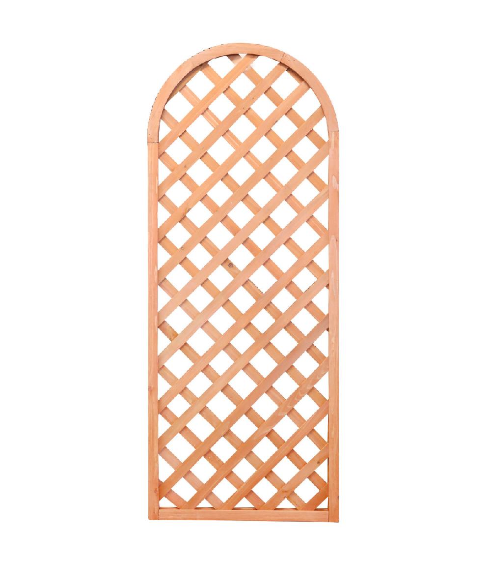 wadiga Treillis en bois pour plantes arrondi 60x150cm