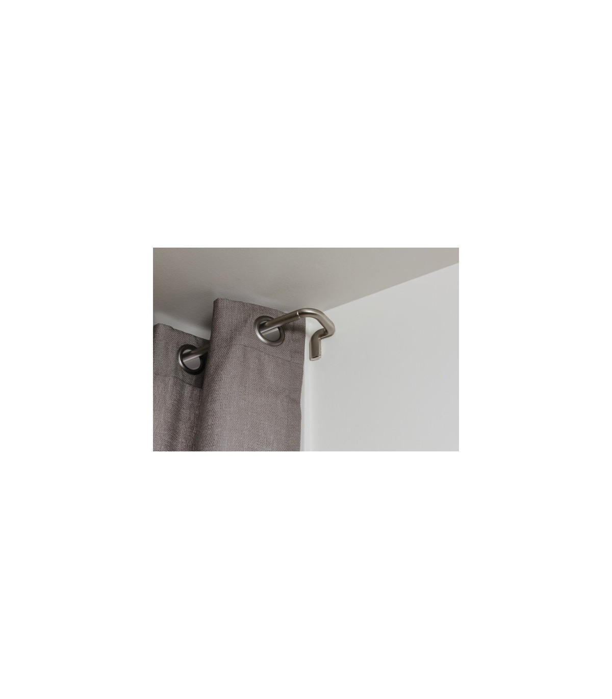 Wadiga Tringle à Rideaux Extensible Occultante Umbra - 122 à 224cm