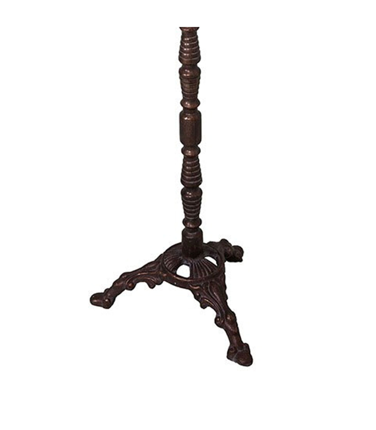 Wadiga Valet De Chambre En Fer Forgé Marron Et Bois 43.5x28x125cm