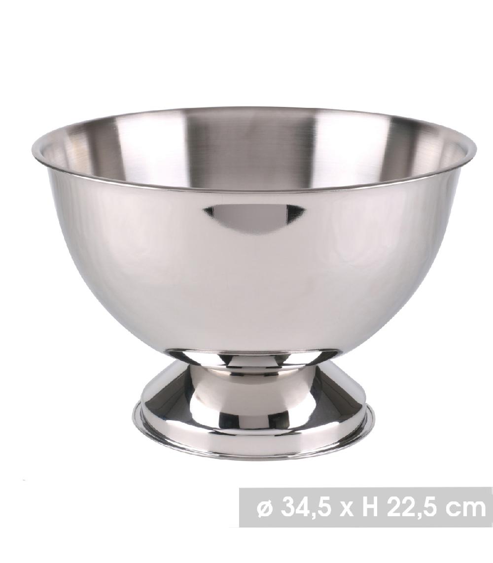 Wadiga Vasque à Champagne En Acier Inoxydable - Diamètre 34cm