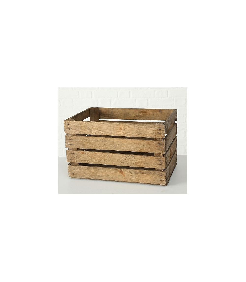 Wadiga Véritable Caisse En Bois Traditionnelle Caisse à Fruits