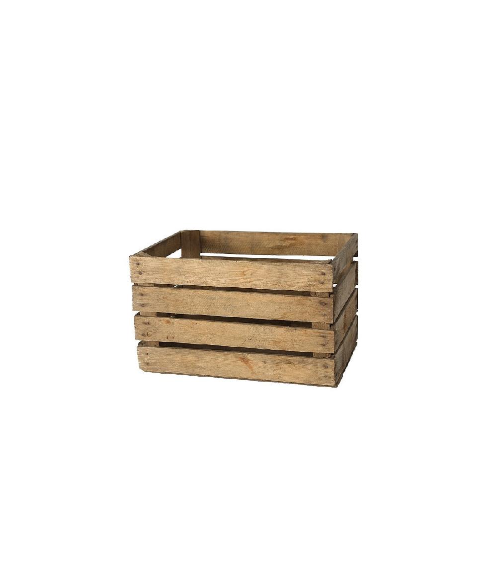 wadiga Véritable Caisse en Bois Traditionnelle Caisse à Fruits