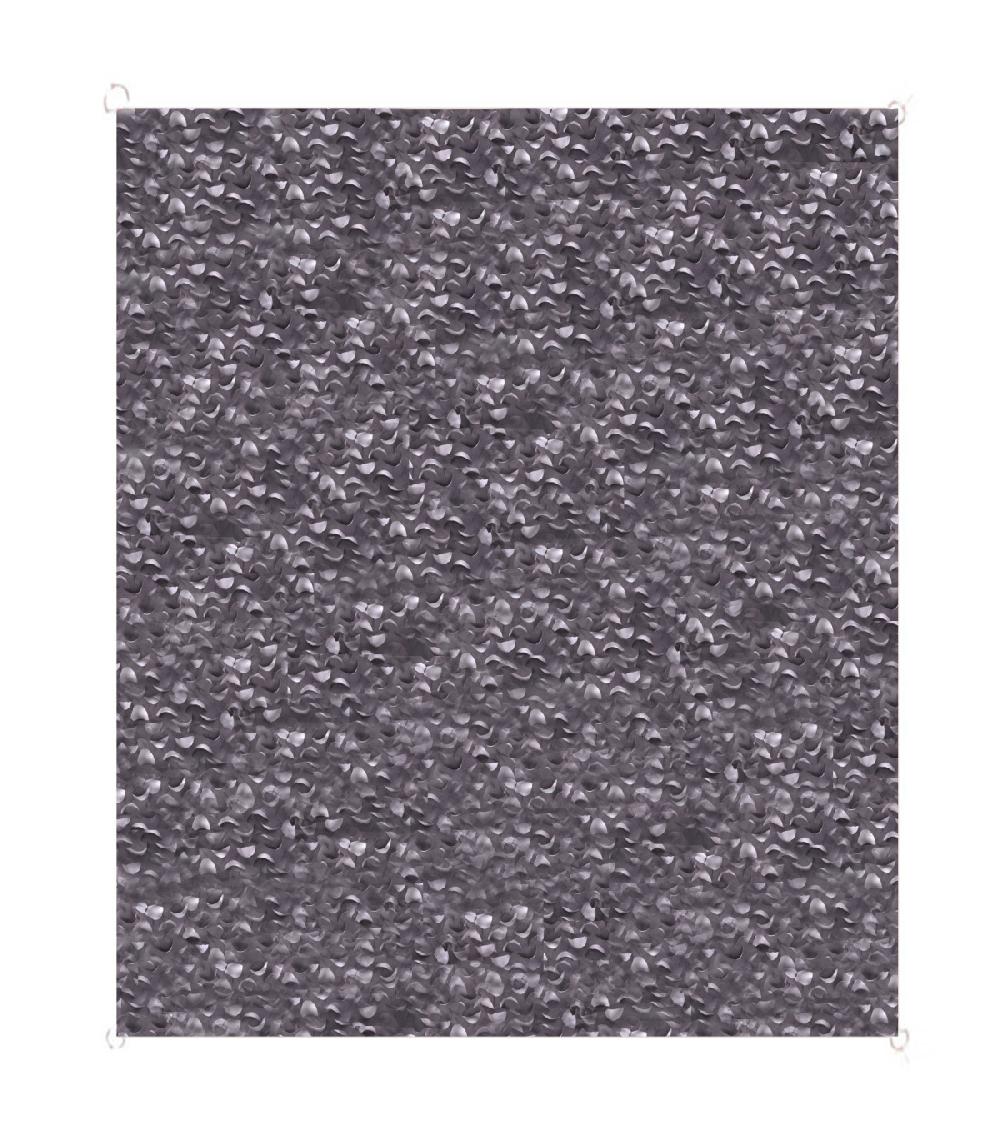 wadiga Voile ombrage camouflage rectangulaire gris 200x300cm