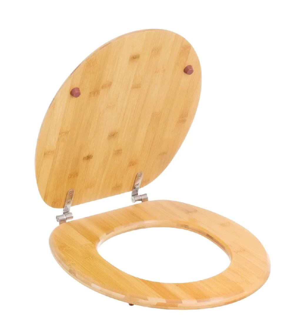 wadiga Abattant WC bambou 37x44x5cm