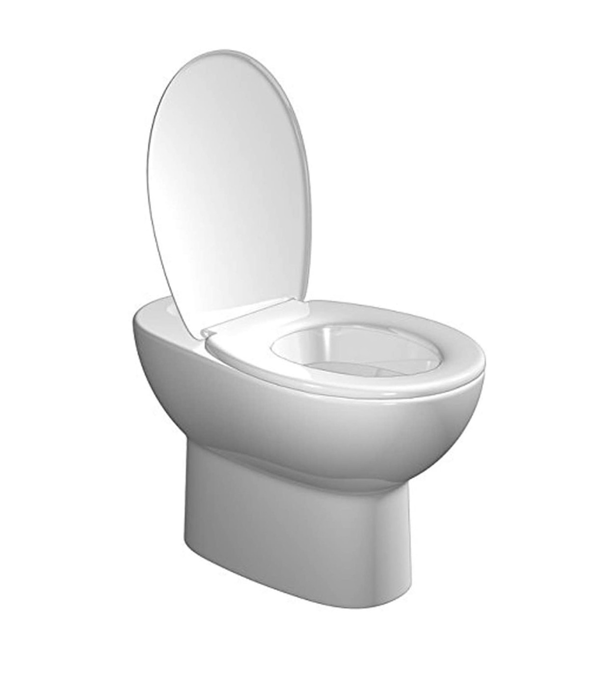 Wadiga Abattant WC Plastique Blanc