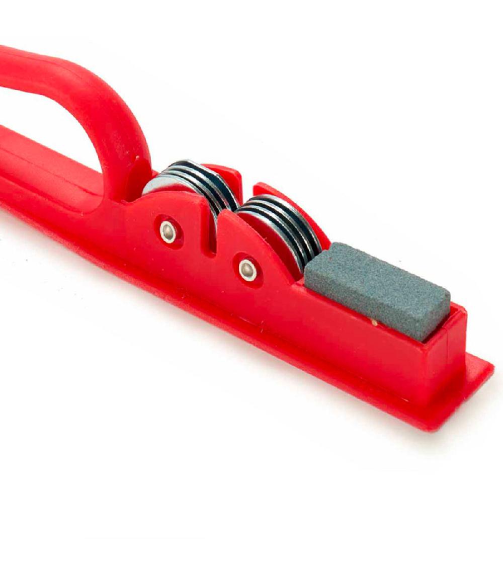 Wadiga Aiguiseur Manuel De Couteaux Rouge