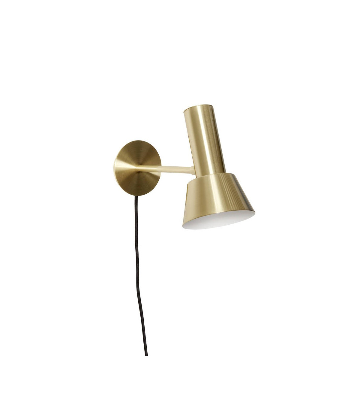 wadiga Applique Murale en Laiton Doré - Hauteur 20cm